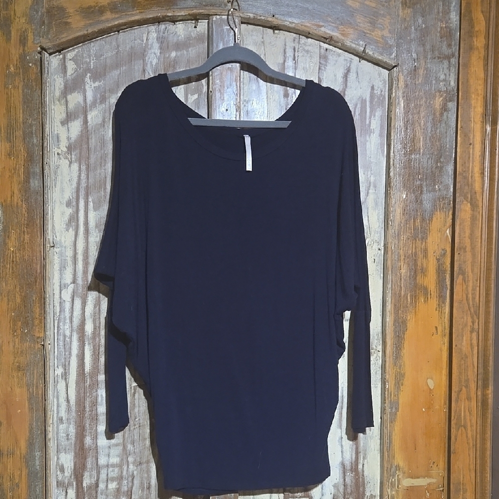 Love in Blue Dolman Sleeve Blouse
